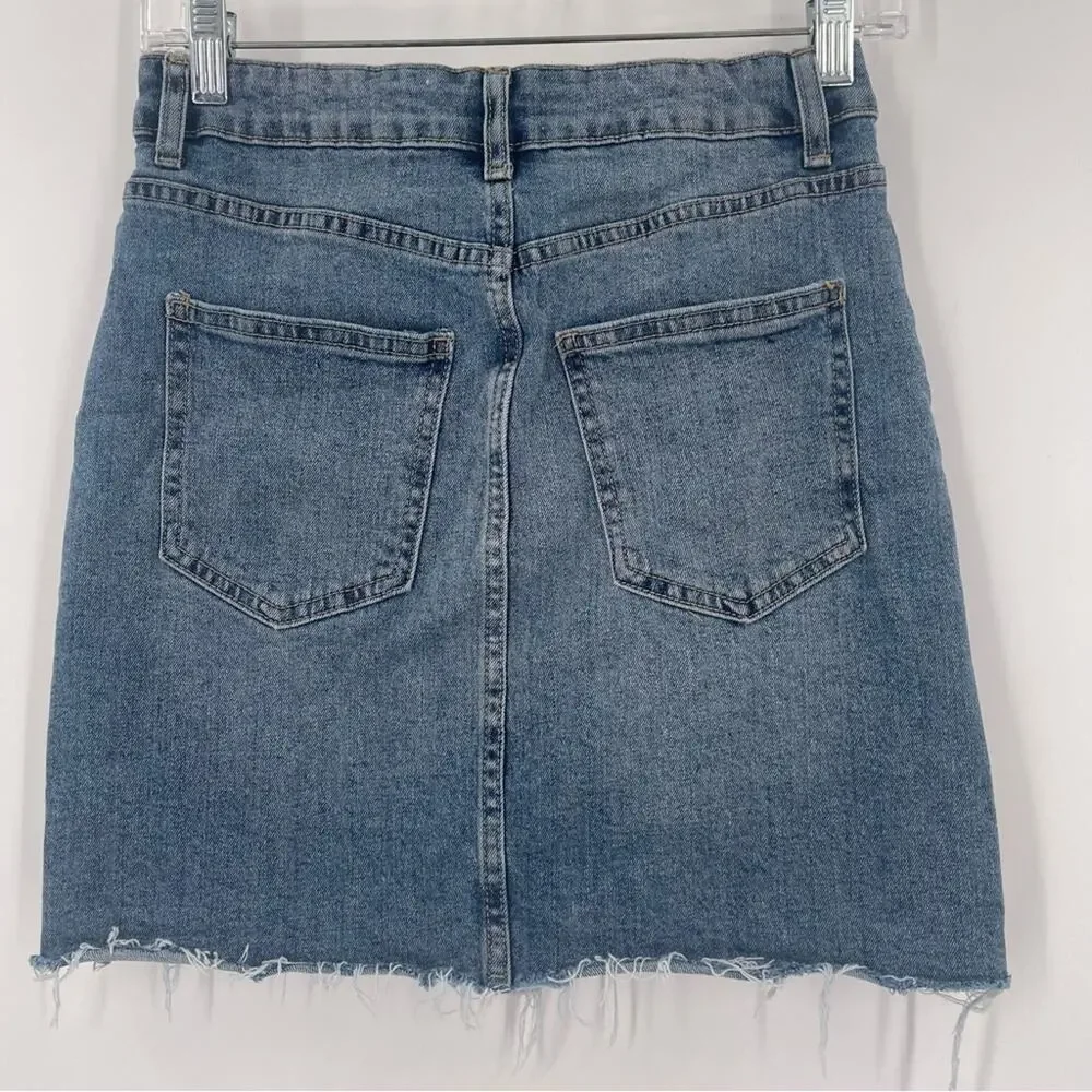 COTTON ON Denim Jean Skirt - size 4